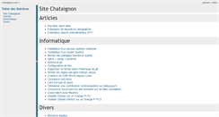 Desktop Screenshot of chataignon.com